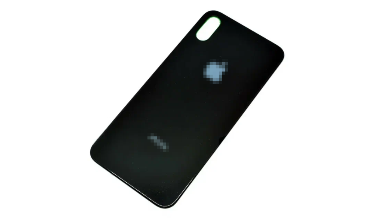 Задняя крышка для iPhone X (стекло широкий вырез под камеру логотип)