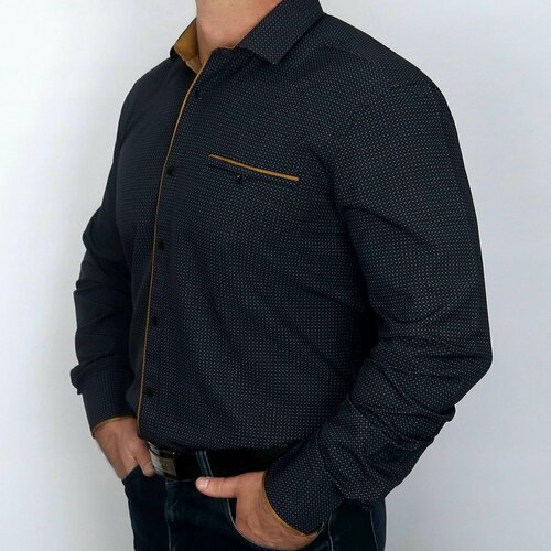 фото Рубашка bossado, размер 2xl, синий