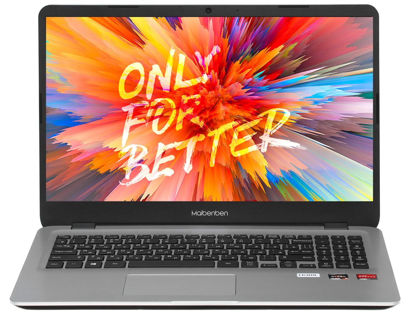 Ноутбук MAIBENBEN M543 M5431SA0LSRE1 (15.6", Ryzen 3 Pro 4450U, 8Gb/ SSD 256Gb, Radeon Graphics) Серебристый - фото №4