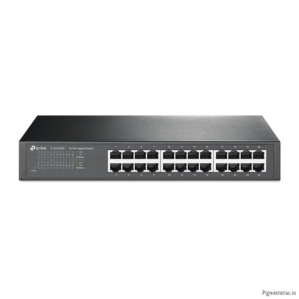 TP-Link SMB TP-Link TL-SG1024D 24-портовый гигабитный настольный/монтируемый в стойку коммутатор