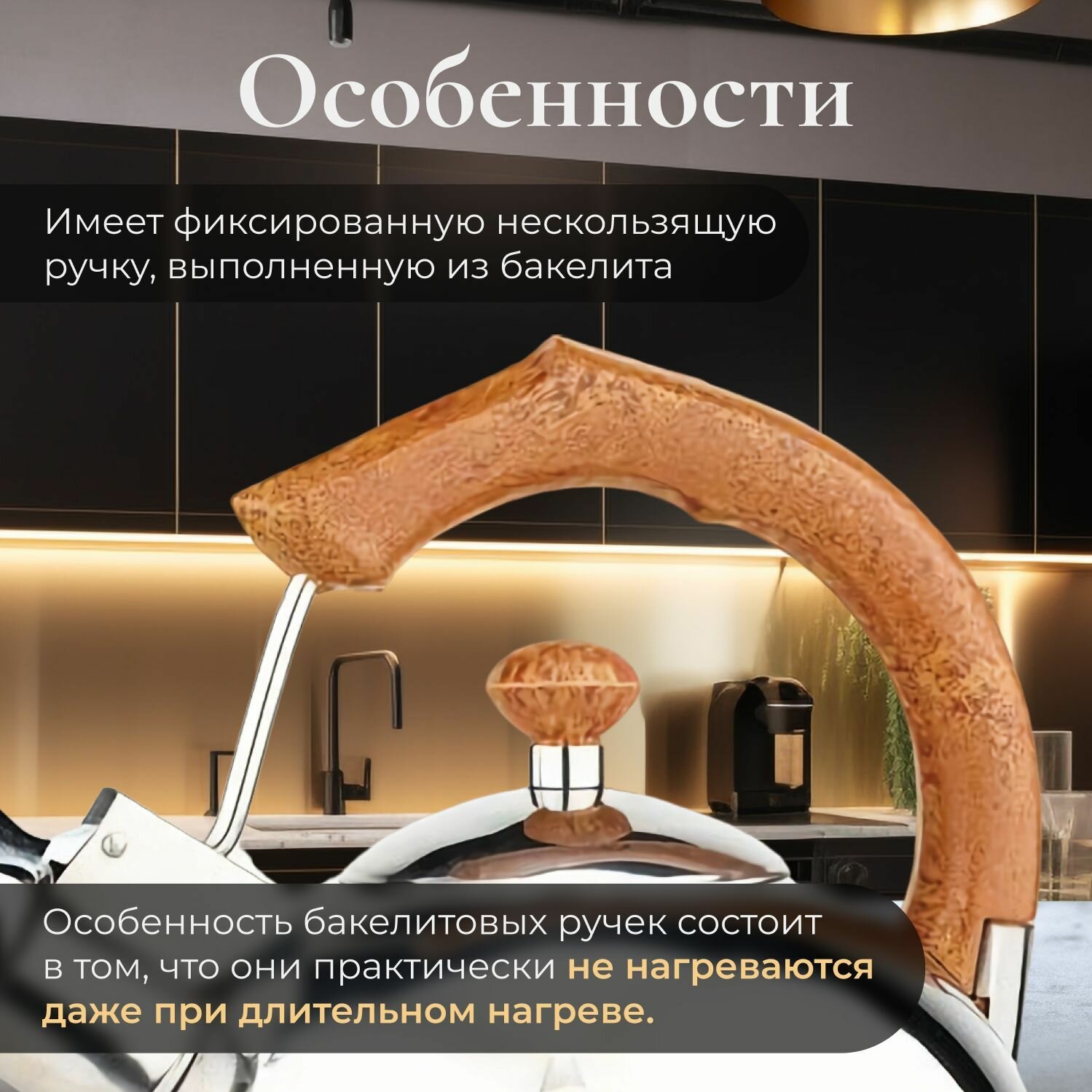 Чайник со свистком PERFECTO LINEA Puer 2.5 л (52-225002)