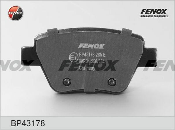 Тормозные колодки задние FENOX BP43178