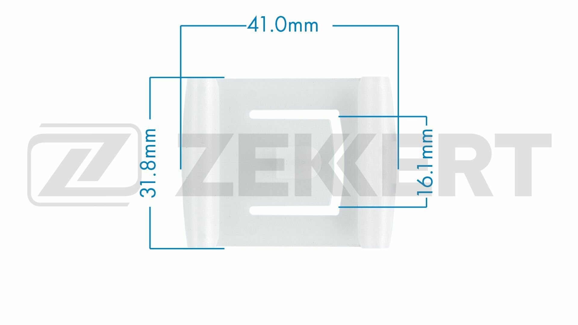 BE2554 ZEKKERT Клипса крепёжная VAG (миним. кол-во заказа 10 шт)