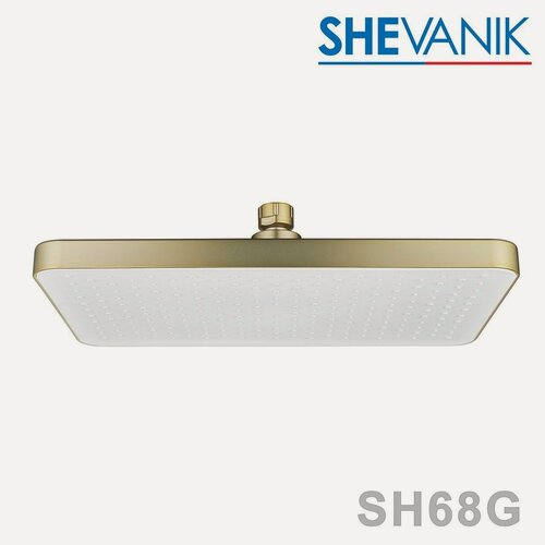 Изображение товара Лейка тропического душа Shevanik SH68G цвет золотой сатин