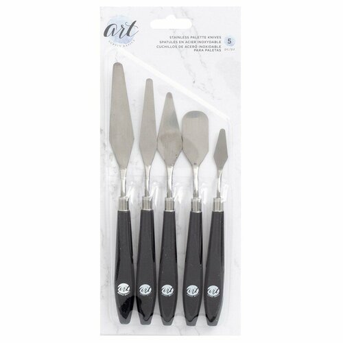 фото Набор мастихинов "stainless palette knife set" для рисования #354856 american crafts 13 х 29 см