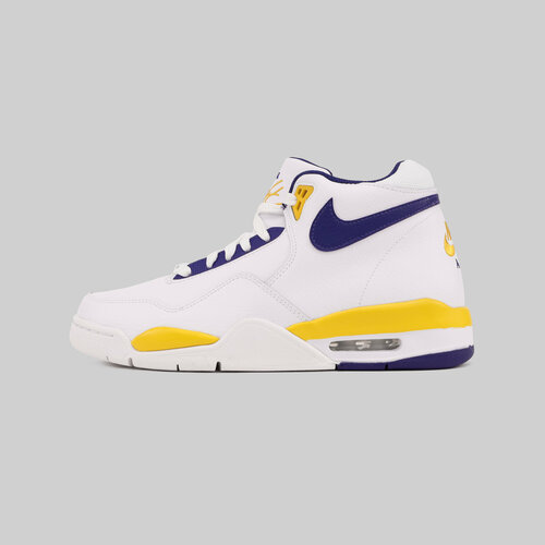 Кроссовки NIKE Flight Legacy Lakers Home, размер 42.5 EU, белый