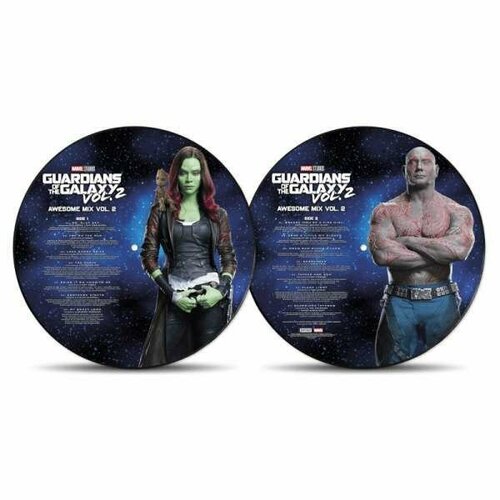 Виниловая пластинка Various Artists - Guardians of the Galaxy: Awesome Mix Vol. 2. 1 LP (Limited Picture Disc) стражи галактики 2 раскраски и головоломки