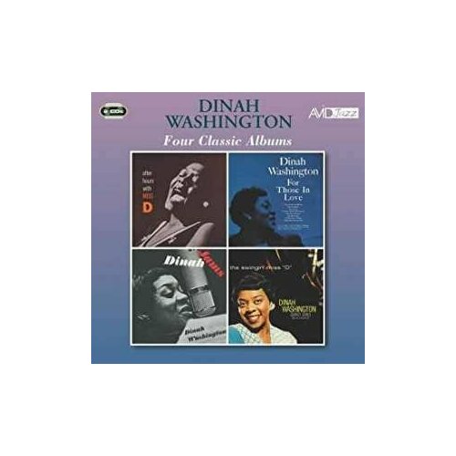 Audio CD Dinah Washington (1924-1963) - Four Classic Albums (2 CD) love heart necklace for women i love you mom pendant necklaces crystal diamond mother s day necklace gifts fashion jewelry