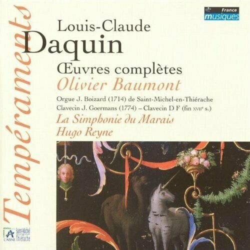 AUDIO CD Daquin: Oeuvres completes (complete works) / Baumont, La Simphonie du Marais, Reyne. 2 CD