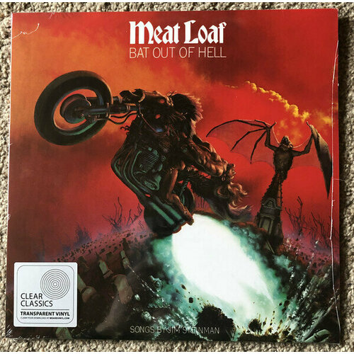 виниловая пластинка meat loaf Виниловая пластинка Meat Loaf - Bat Out Of Hell (Clear Vinyl). 1 LP