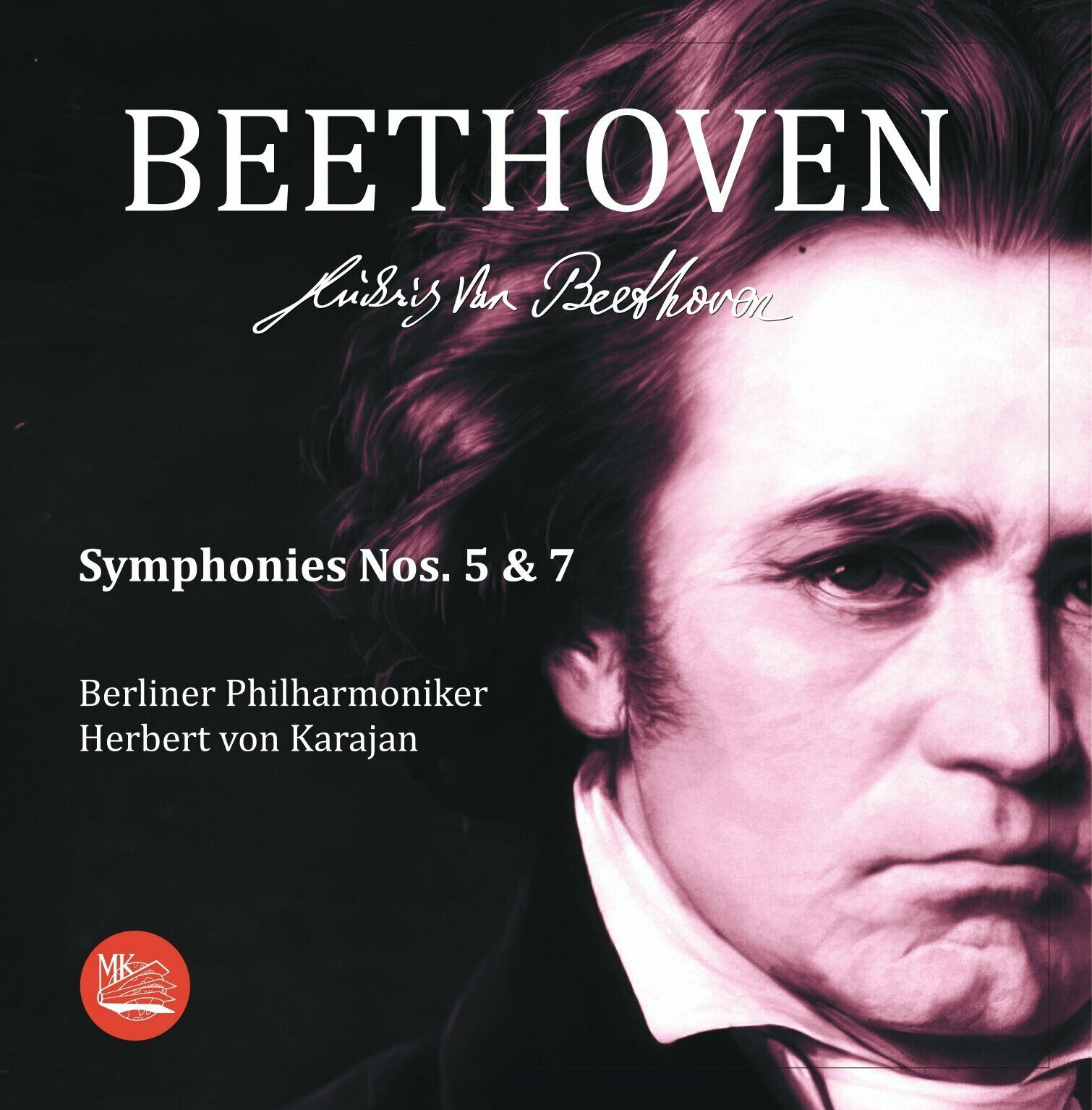 Audio CD Бетховен: Симфония № 5 и 7 - Караян / Beethoven: Symphony No. 5 & 7 Karajan (1 CD)