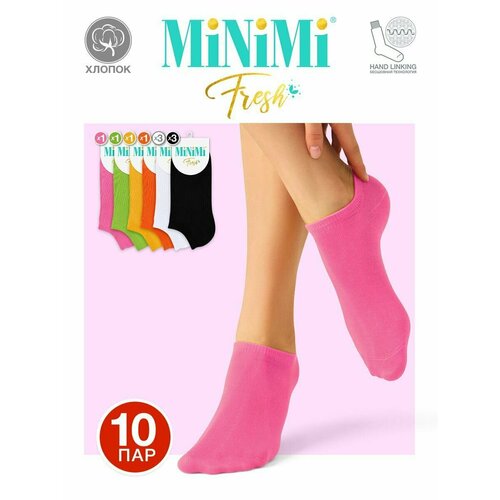 Носки MiNiMi, 10 пар, 10 уп., размер 35-38, мультиколор