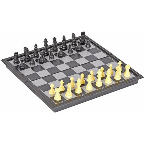 Настольная игра 4 в 1 шахматы, шашки, нарды, карты магнит 8188-12