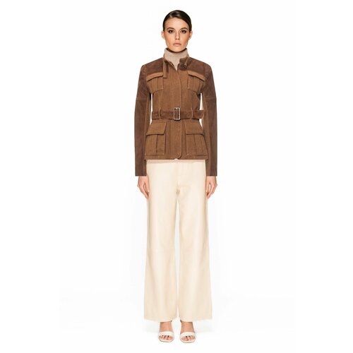 Куртка  MASTERSUIT, размер 42, коричневый