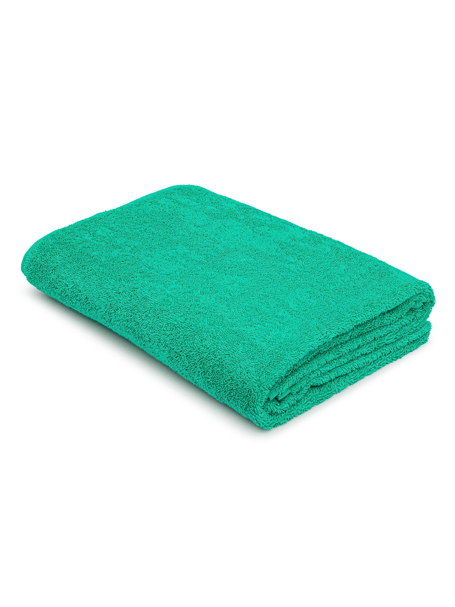 Махровое полотенце 70х140 банное TCStyle зеленого цвета 1 шт. 470 гр/м2