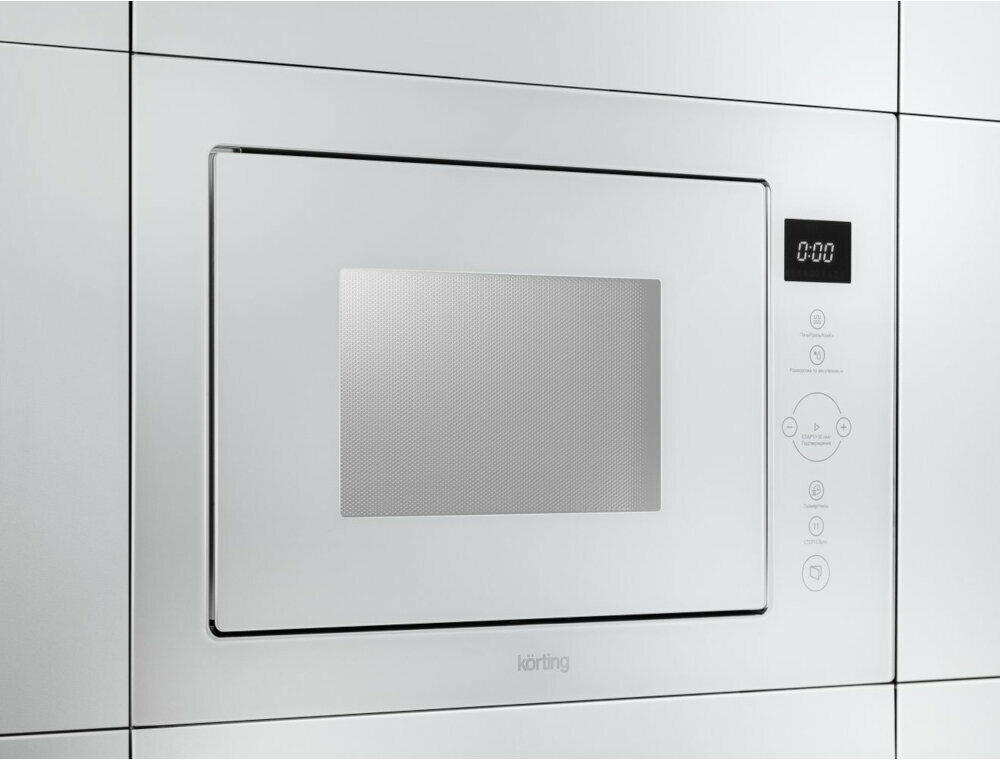 Встраиваемая микроволновая печь KORTING KMI 825 TGW, официальная гарантия — фото 1