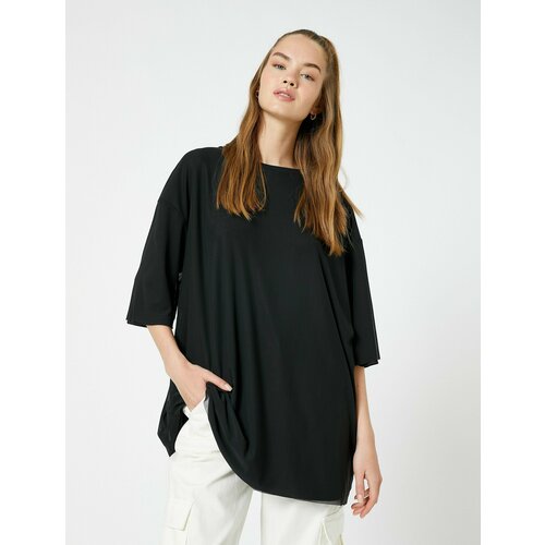 фото Футболка koton, размер s, черный