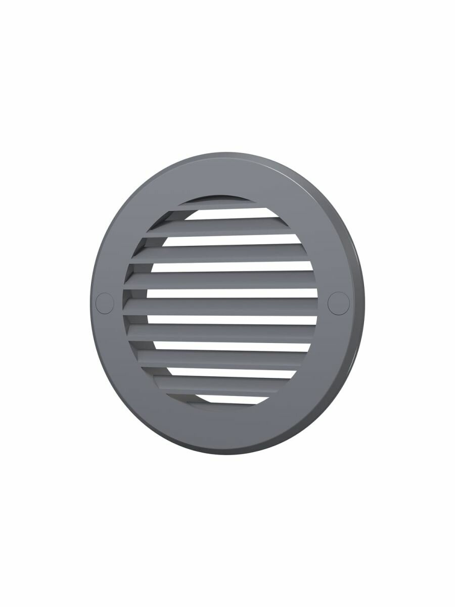 Решетка вентиляционная Era 10РКН, D 100 мм, в ванную, в туалет, на кухню, серый