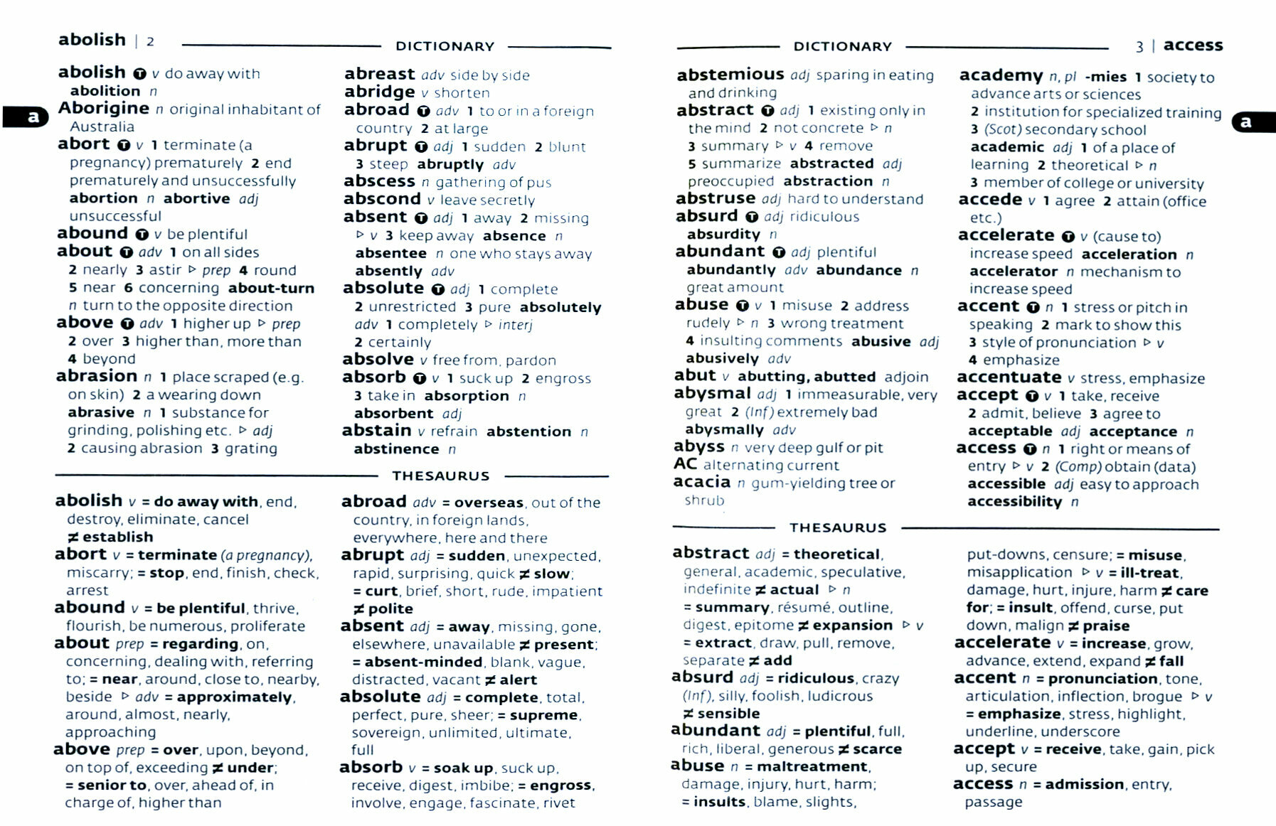 English Pocket Dictionary and Thesaurus - фото №2