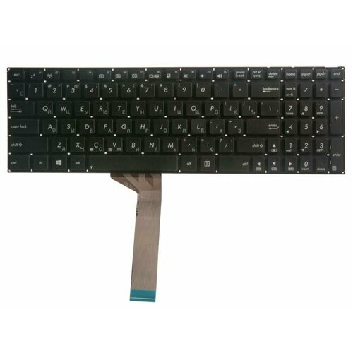 Клавиатура для ноутбука Asus K56, K56C, K550D без рамки (черная) клавиатура для ноутбука asus x541 черная без рамки