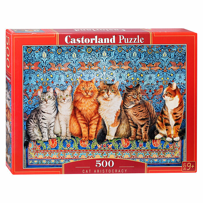 Пазлы 500 "Коты-аристократы"