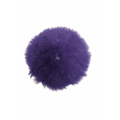 Полировальный круг Purple Long Wool Pad, натуральный мех (режущий) 125/15/130 мм, Ewocar