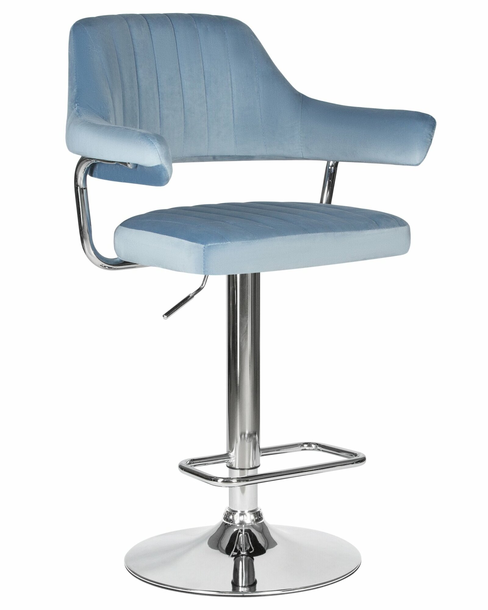 Барный стул Империя Стульев CHARLY LM-5019 (MJ9-74) пудрово-голубой велюр