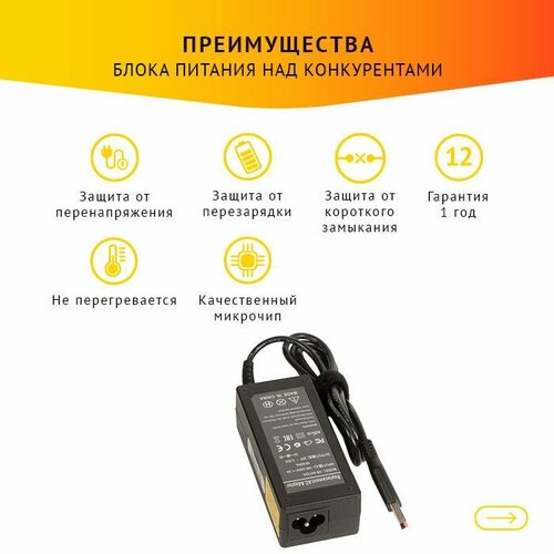 Блок питания БП для ноутбука Lenovo 20V 3.25A 65W USB аккумулятор для ноутбука lenovo 900s 12isk