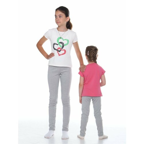 фото Брюки dariya & dionis, размер 110, серый