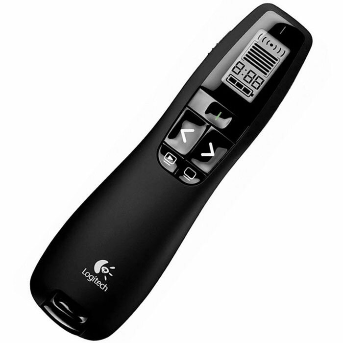 Презентер Logitech R800 Wireless Presentation Remote беспроводной черный (910-004251)