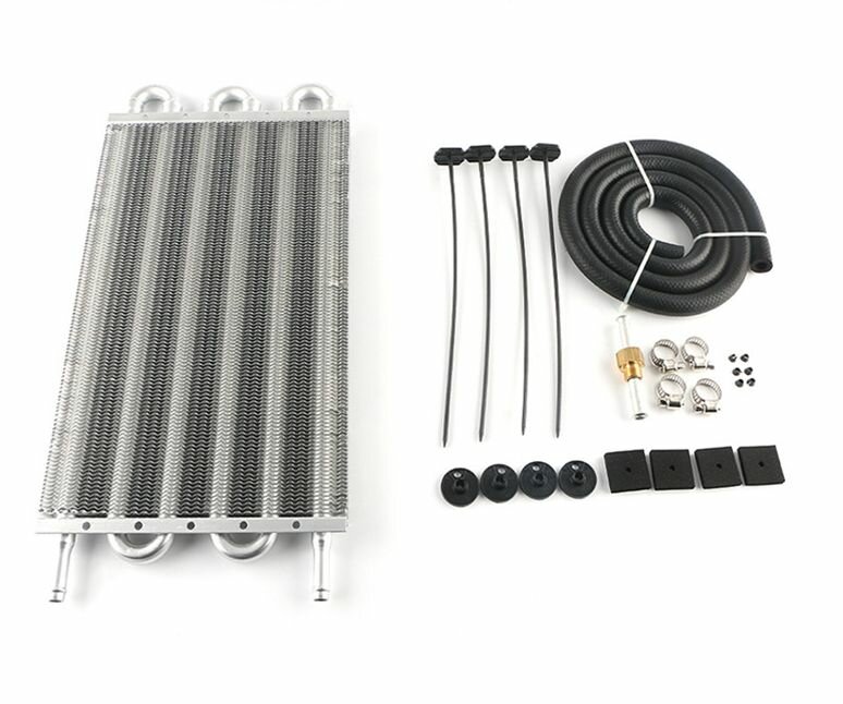 Масляный радиатор TOS-1001-6-S на КПП 6-рядный /серебро/