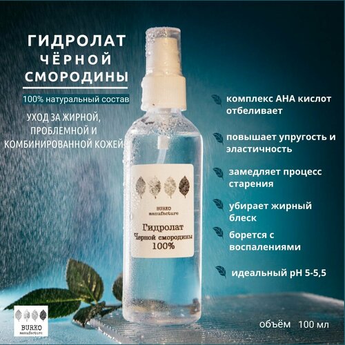 Гидролат Черной смородины от Burko manufacture 100 мл