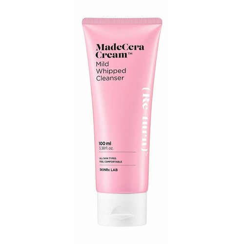 skinrx lab madecera cream double essence toner тонер двухфазный увлажняющий с церамидами 150 мл Очищающая пенка для лица с церамидами / Skinrx Lab MadeCera Cream Mild Whipped Cleanser