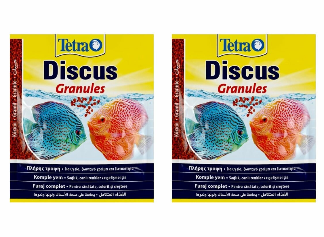 Tetra Корм для дискусов Diskus Granules, гранулы, 15 г, 2 уп