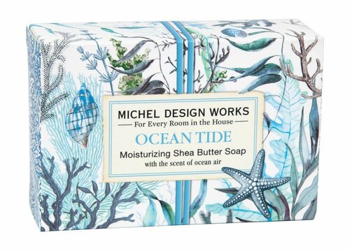Мыло с ароматом океанского бриза / Michel Design Works Ocean Tide Boxed Single Soap