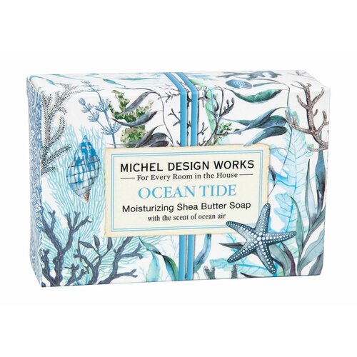 Мыло с ароматом океанского бриза / Michel Design Works Ocean Tide Boxed Single Soap