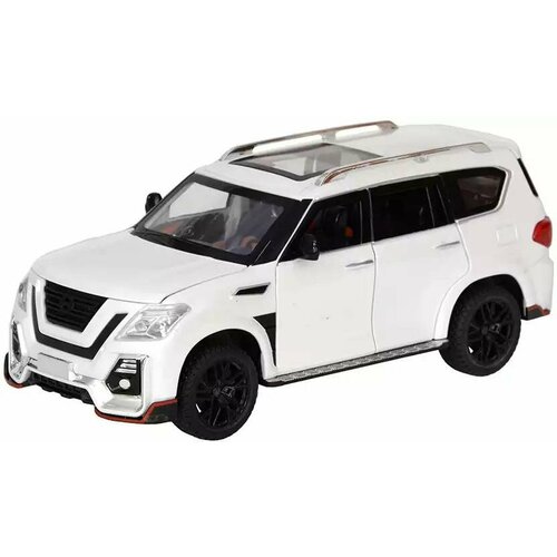 Модель машины Nissan Patrol 1:24 (19см) свет, звук, Инерционный механизм 37753