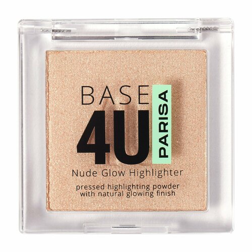 Хайлайтер для лица / 01 Light / Parisa Cosmetics Base 4U Nude Glow Highlighter
