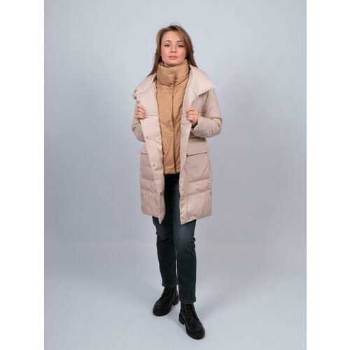 фото Куртка , размер 44, бежевый 365 clothes