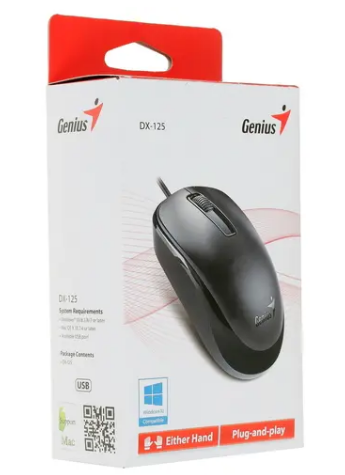 Мыш Genius DX-125 black USB (31010011400) - фото №13