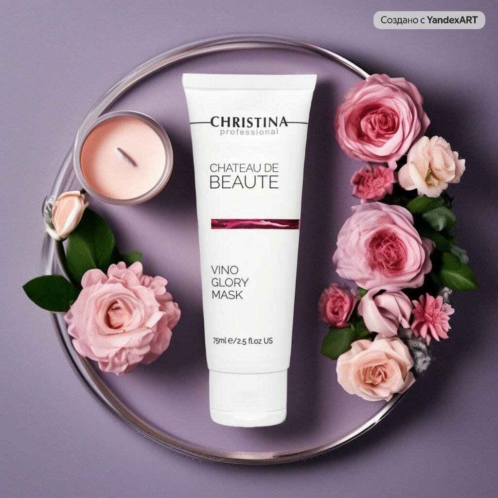 Christina – Маска для моментального лифтинга Chateau de Beaute Vino Glory Mask, 75 мл