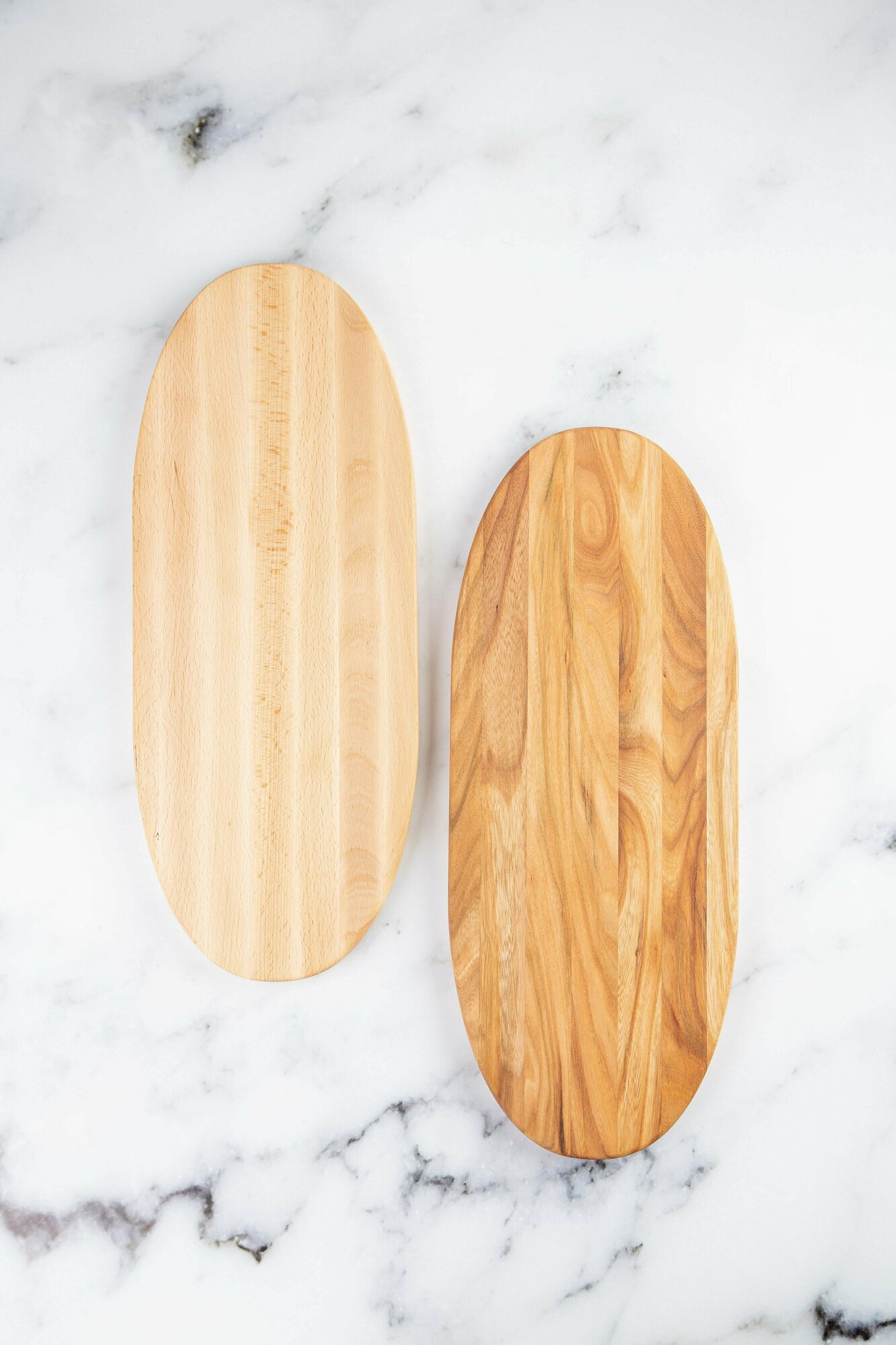 Разделочная доска Эллипс, 45*17,8*2 (см) карагач — фото 1