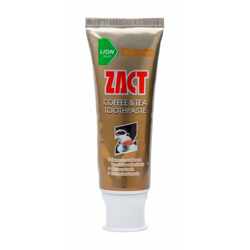 зубная паста lion zact whitening отбеливающая 100 г Отбеливающая зубная паста / Lion Zact Whitening Toothpaste