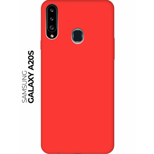 Накладка для Samsung A20s красный