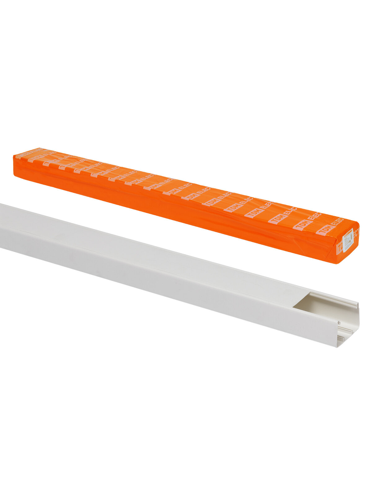 фото Кабель-канал 100х60 белый TDM (8 м) (Цена за: 8 м.)