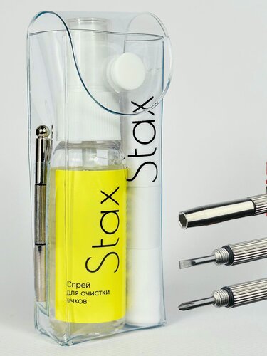 Изображение товара Спрей для очков очищающий и салфетка для очков микрофибра