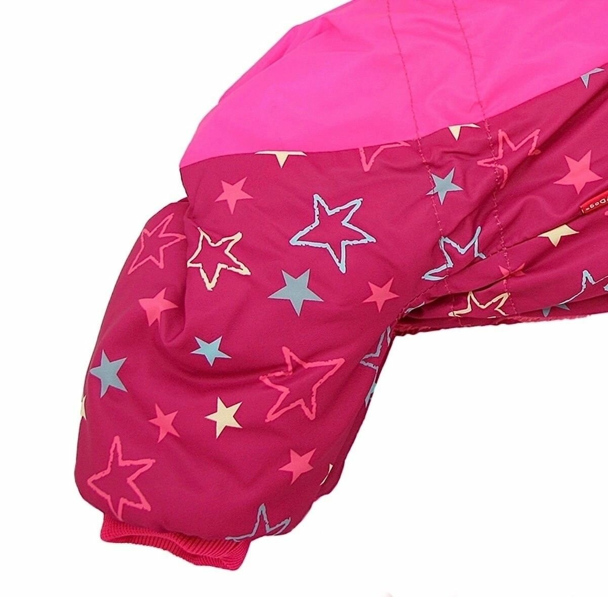 Комбинезон зимний "Звезды" для собак (девочки), розовый, р-р16 - фотография № 7