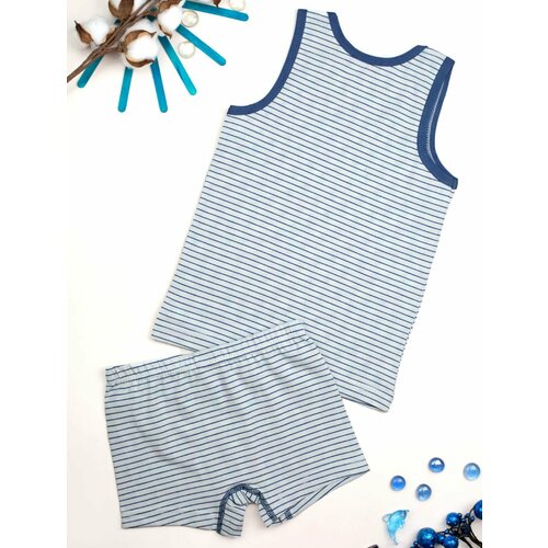 Комплект белья для мальчика AyaSofia 104-110 синий