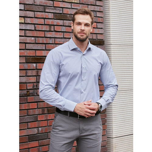 Рубашка Dave Raball, размер 43 182-188, серый