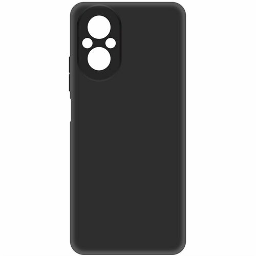 Чехол-накладка Krutoff Soft Case для Realme C67 черный чехол накладка krutoff soft case море для realme c67 черный